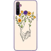 Чехол BoxFace Realme 5 / 6i Flower Hands