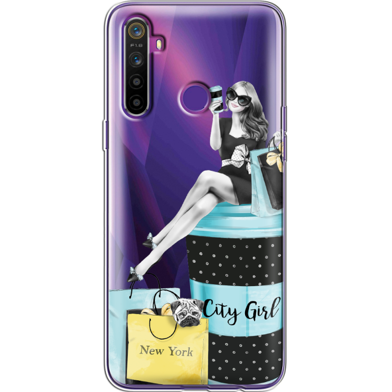 Прозрачный чехол BoxFace Realme 5 / 6i City Girl