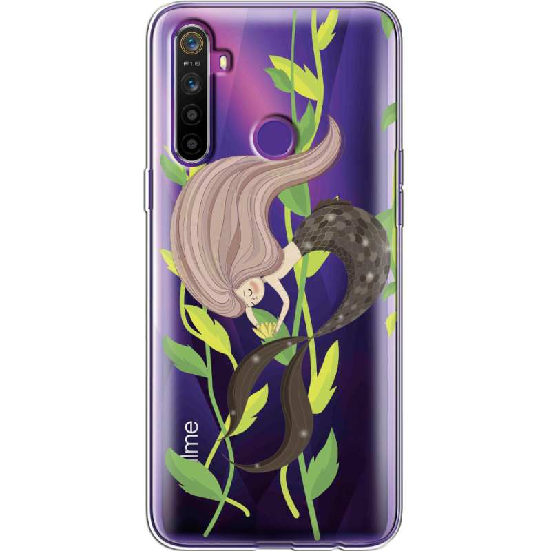 Прозрачный чехол BoxFace Realme 5 / 6i Cute Mermaid