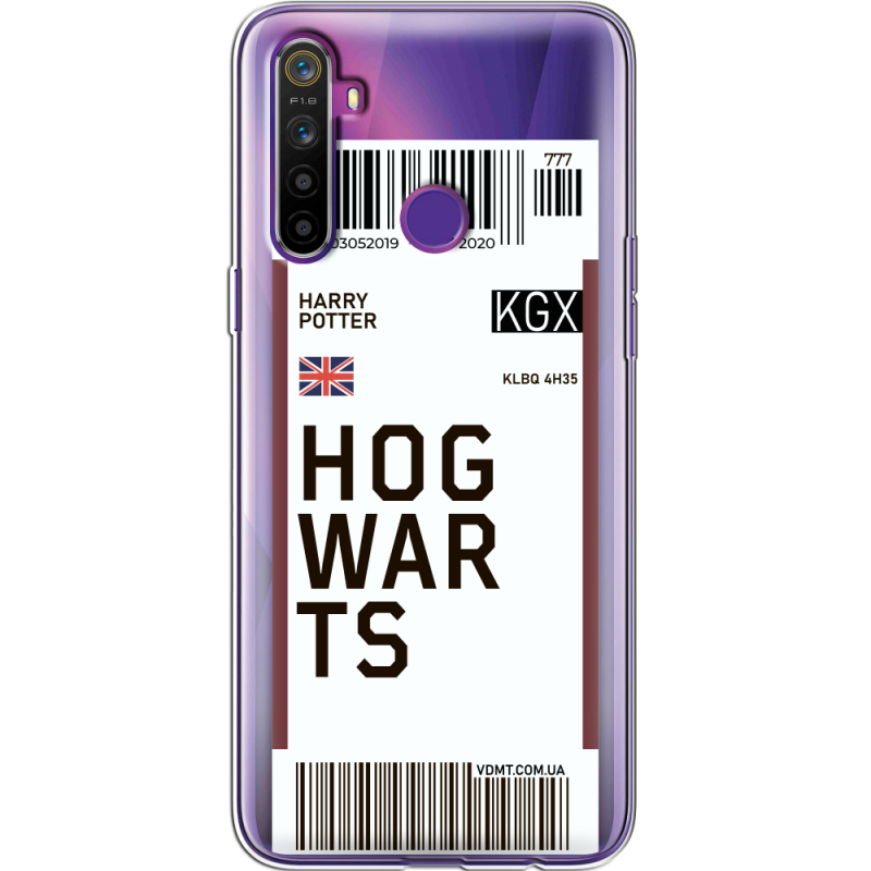 Прозрачный чехол BoxFace Realme 5 / 6i Ticket Hogwarts