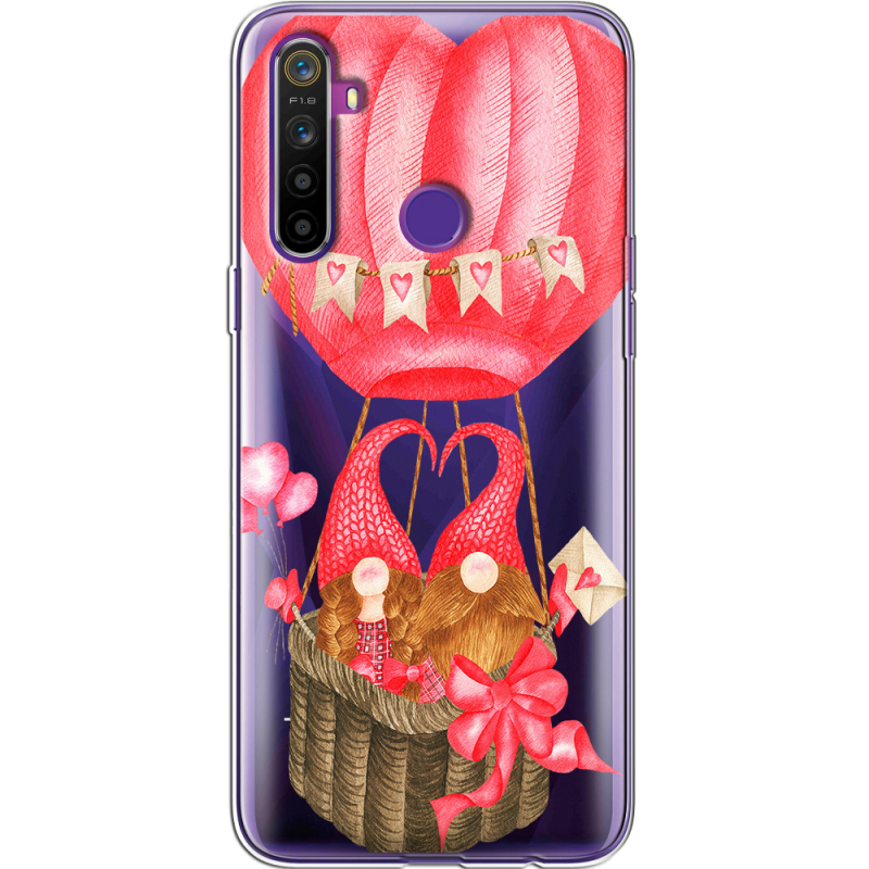 Прозрачный чехол BoxFace Realme 5 / 6i Valentine Dwarfs