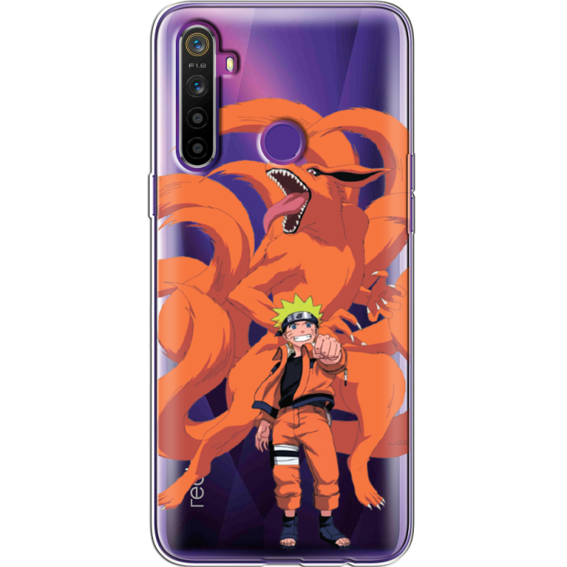 Прозрачный чехол BoxFace Realme 5 / 6i Naruto and Kurama