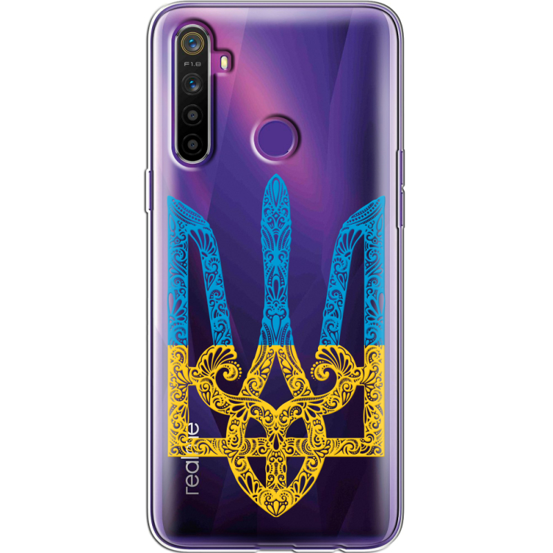 Прозрачный чехол BoxFace Realme 5 / 6i Gold Trident