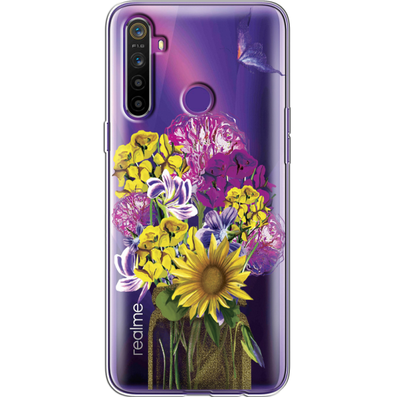 Прозрачный чехол BoxFace Realme 5 / 6i My Bouquet