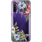 Прозрачный чехол BoxFace Realme 5 / 6i Floral