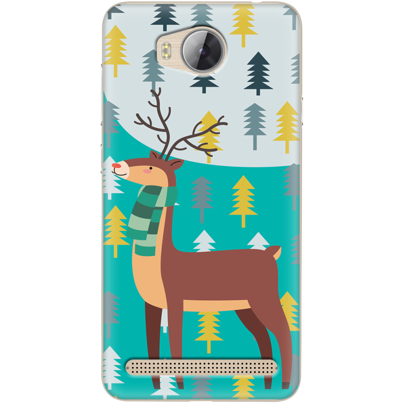 Чехол Uprint Huawei Ascend Y3 2 Foresty Deer