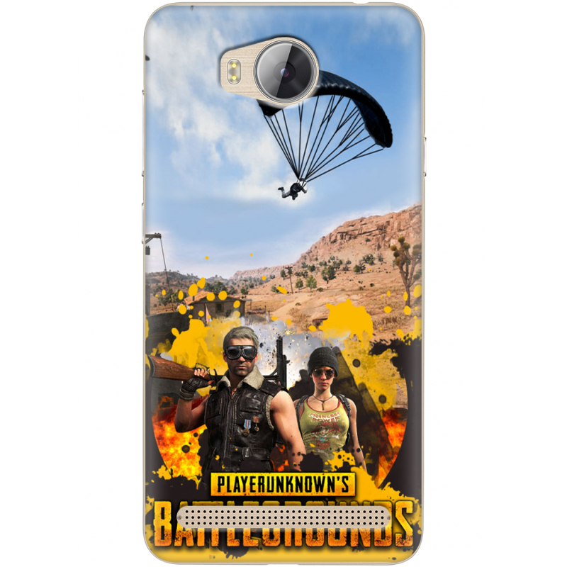 Чехол Uprint Huawei Ascend Y3 2 Pubg parachute