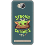 Чехол Uprint Huawei Ascend Y3 2 Strong in me Cuteness is