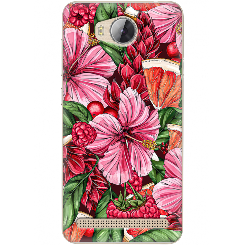 Чехол Uprint Huawei Ascend Y3 2 Tropical Flowers