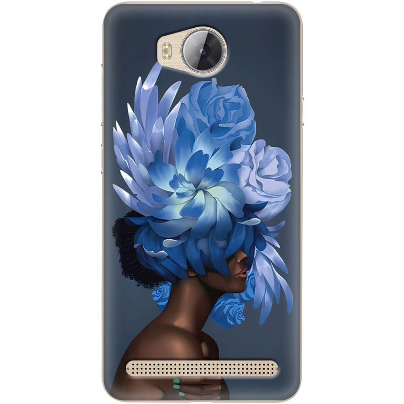 Чехол Uprint Huawei Ascend Y3 2 Exquisite Blue Flowers