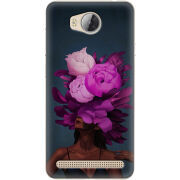 Чехол Uprint Huawei Ascend Y3 2 Exquisite Purple Flowers
