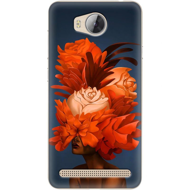 Чехол Uprint Huawei Ascend Y3 2 Exquisite Orange Flowers