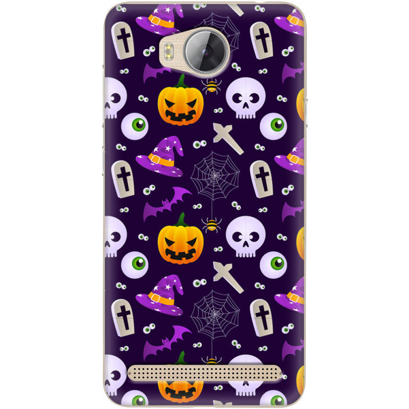Чехол Uprint Huawei Ascend Y3 2 Halloween Purple Mood