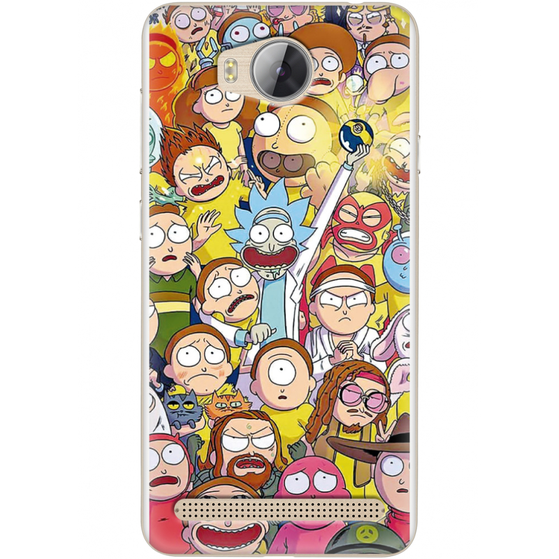 Чехол Uprint Huawei Ascend Y3 2 Rick and Morty