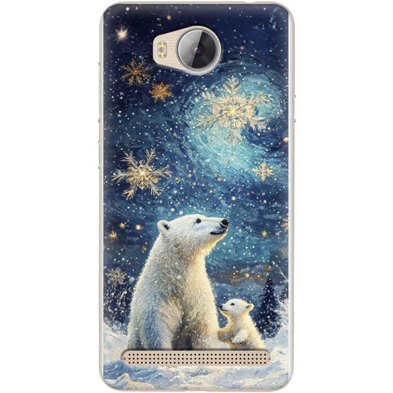 Чехол Uprint Huawei Ascend Y3 2 Північні ведмеді