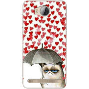 Чехол Uprint Huawei Ascend Y3 2 Raining Hearts