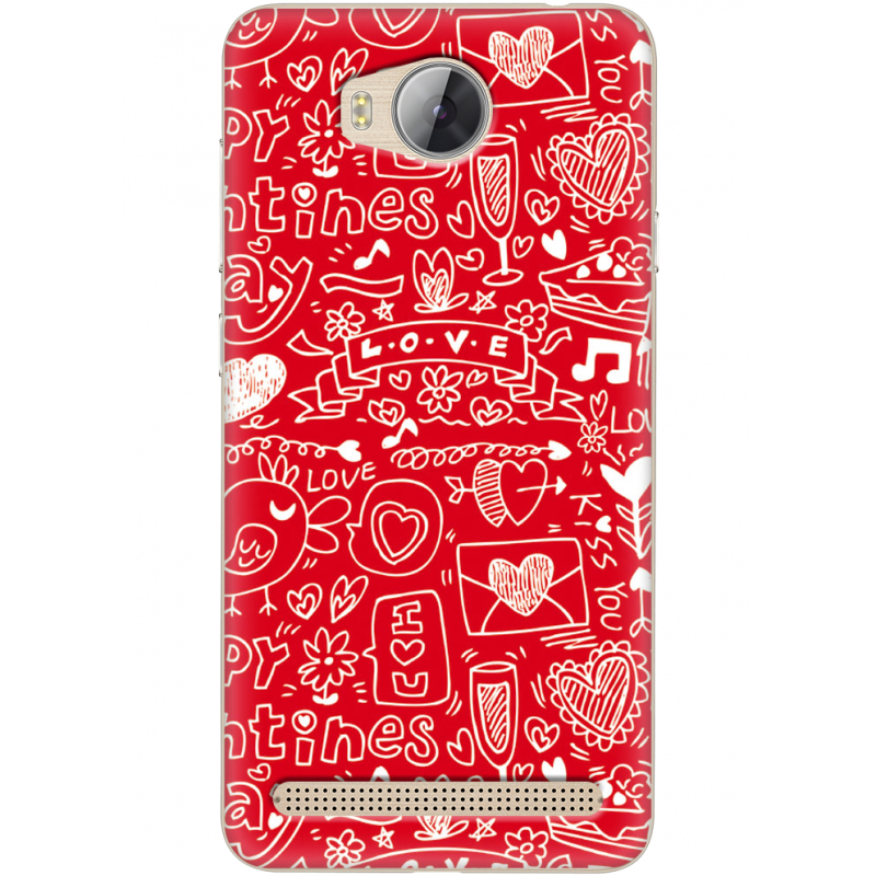 Чехол Uprint Huawei Ascend Y3 2 Happy Valentines