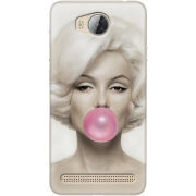 Чехол Uprint Huawei Ascend Y3 2 Marilyn Monroe Bubble Gum