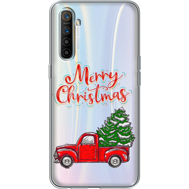 Прозрачный чехол BoxFace Realme XT Holiday Car