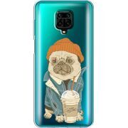 Прозрачный чехол BoxFace Xiaomi Redmi Note 9S Dog Coffeeman