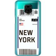 Прозрачный чехол BoxFace Xiaomi Redmi Note 9S Ticket New York