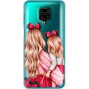 Прозрачный чехол BoxFace Xiaomi Redmi Note 9S Mouse Girls