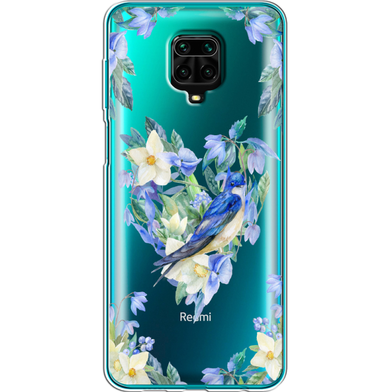 Прозрачный чехол BoxFace Xiaomi Redmi Note 9S Spring Bird