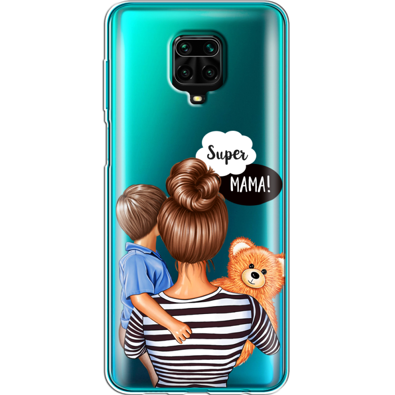 Прозрачный чехол BoxFace Xiaomi Redmi Note 9S Super Mama and Son