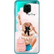 Прозрачный чехол BoxFace Xiaomi Redmi Note 9S Travel Girl