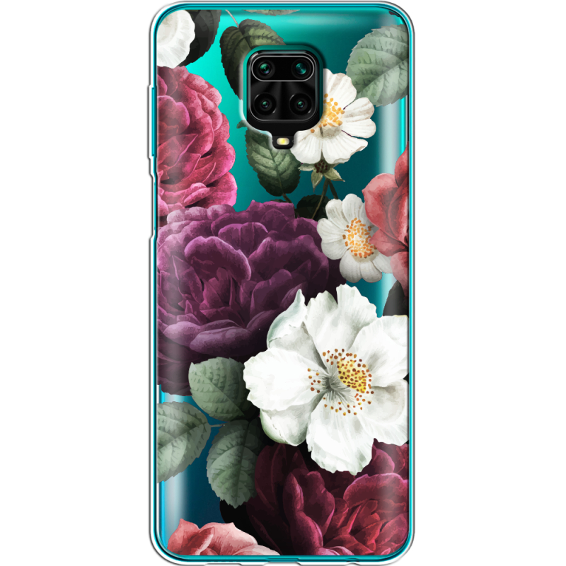 Прозрачный чехол BoxFace Xiaomi Redmi Note 9S Floral Dark Dreams