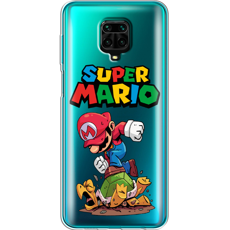 Прозрачный чехол BoxFace Xiaomi Redmi Note 9S Super Mario