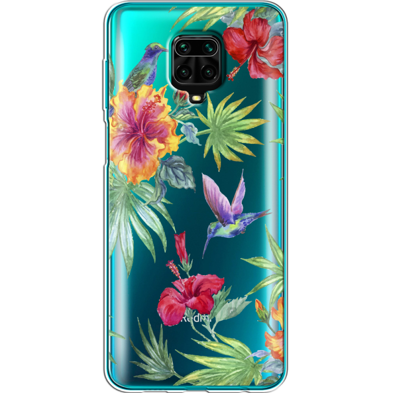 Прозрачный чехол BoxFace Xiaomi Redmi Note 9S Tropical