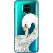 Прозрачный чехол BoxFace Xiaomi Redmi Note 9S Swan