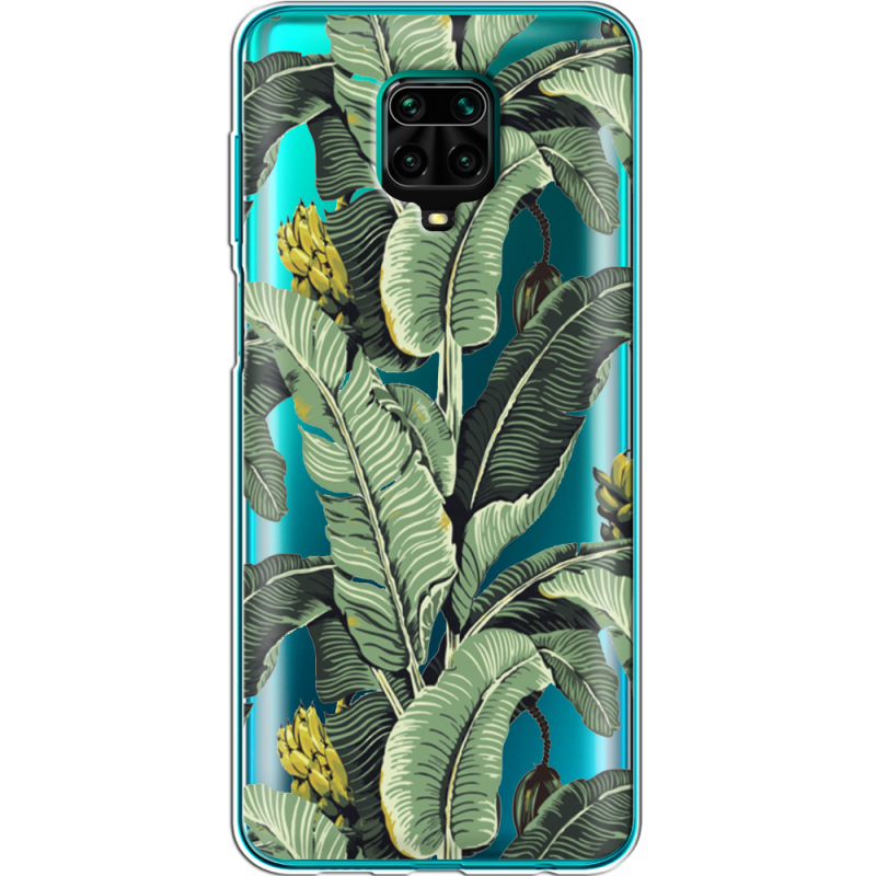 Прозрачный чехол BoxFace Xiaomi Redmi Note 9S Banana Leaves