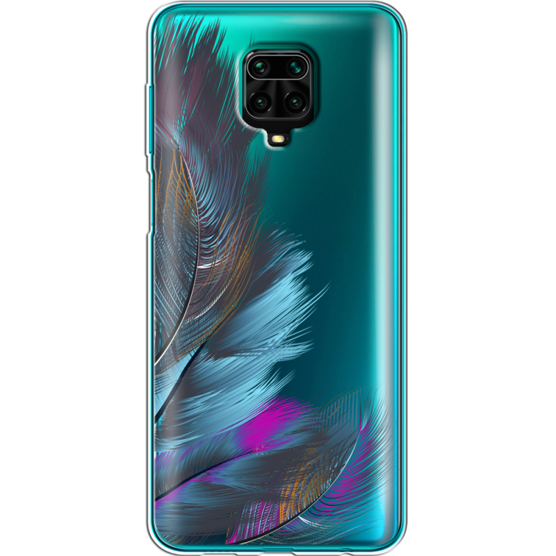 Прозрачный чехол BoxFace Xiaomi Redmi Note 9S Feathers