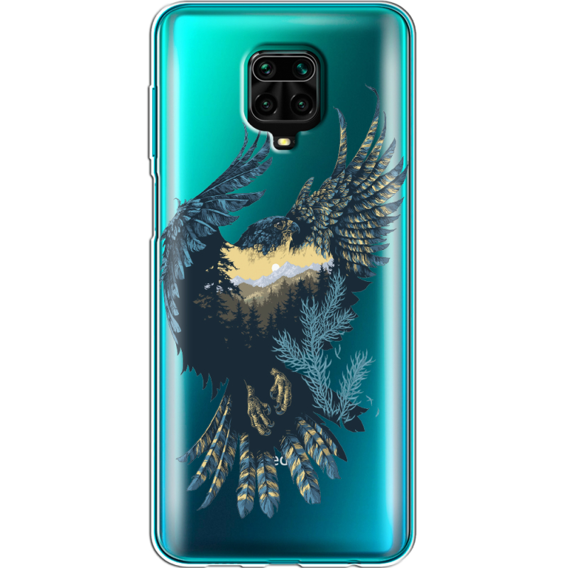 Прозрачный чехол BoxFace Xiaomi Redmi Note 9S Eagle