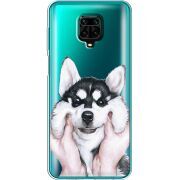 Прозрачный чехол BoxFace Xiaomi Redmi Note 9S Husky