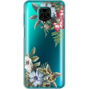 Прозрачный чехол BoxFace Xiaomi Redmi Note 9S Floral