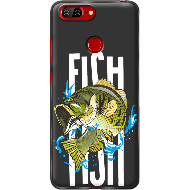 Черный чехол BoxFace Lenovo S5 Fish