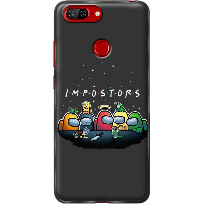 Черный чехол BoxFace Lenovo S5 Among Us Impostors