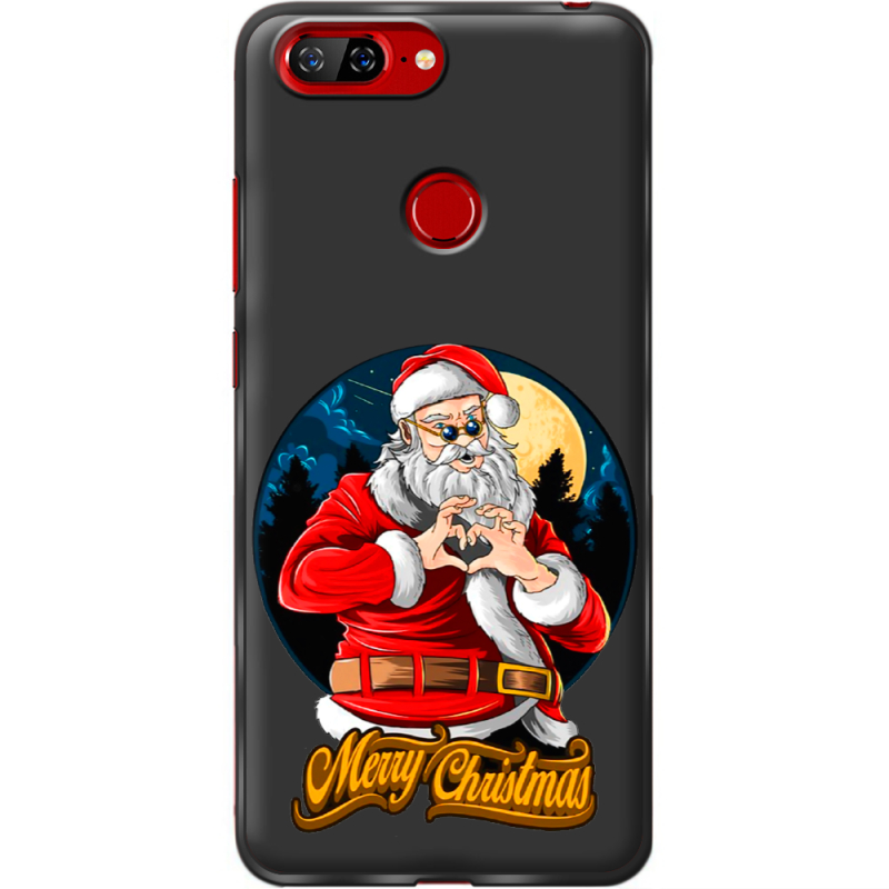 Черный чехол BoxFace Lenovo S5 Cool Santa