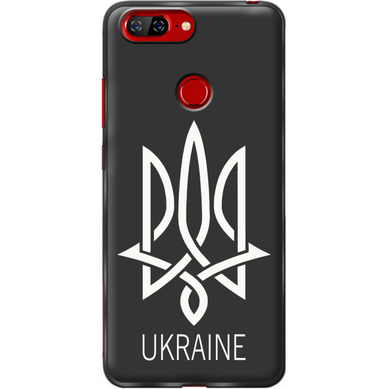 Черный чехол BoxFace Lenovo S5 Тризуб монограмма ukraine