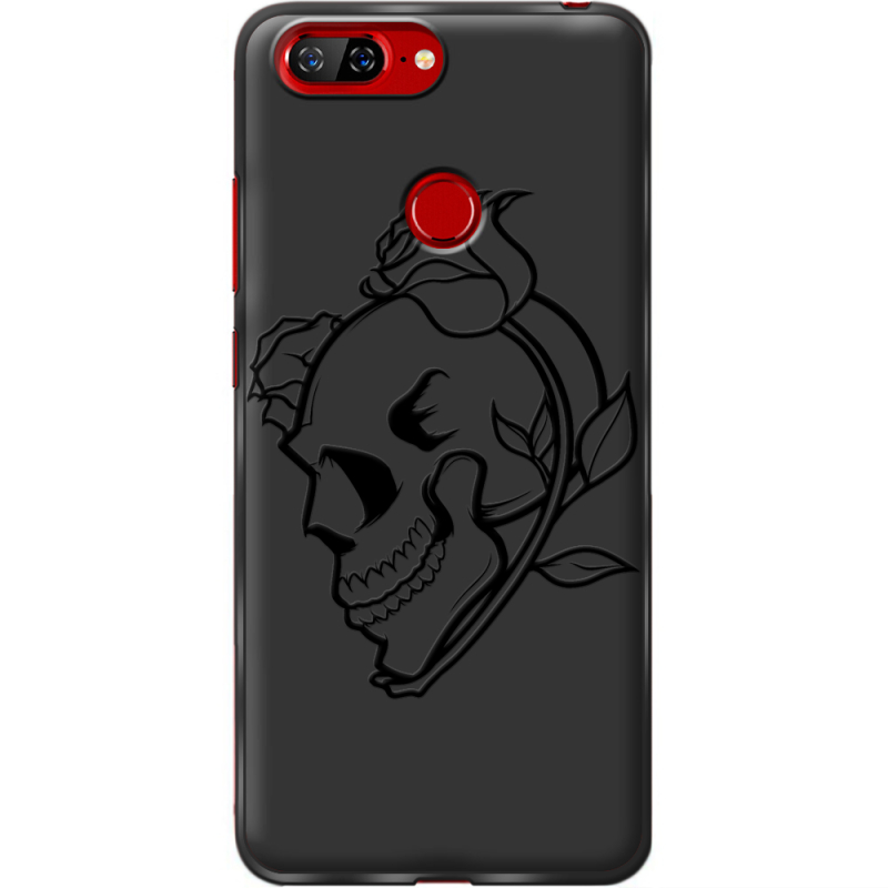 Черный чехол BoxFace Lenovo S5 Skull and Roses