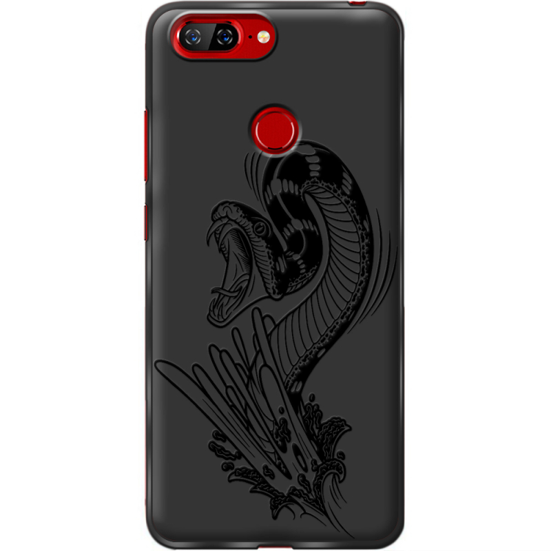 Черный чехол BoxFace Lenovo S5 Snake