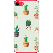 Чехол BoxFace Apple iPhone SE (2020) L-green Cacti