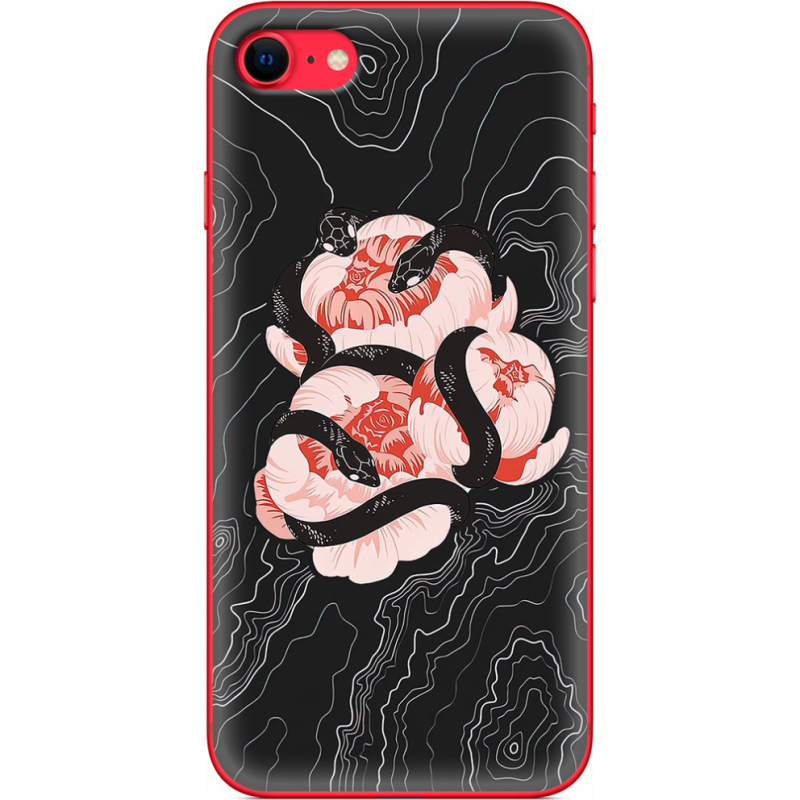 Чехол BoxFace Apple iPhone SE (2020) Snake Rose