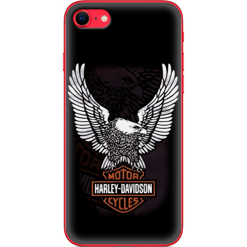 Чехол BoxFace Apple iPhone SE (2020) Harley Davidson and eagle