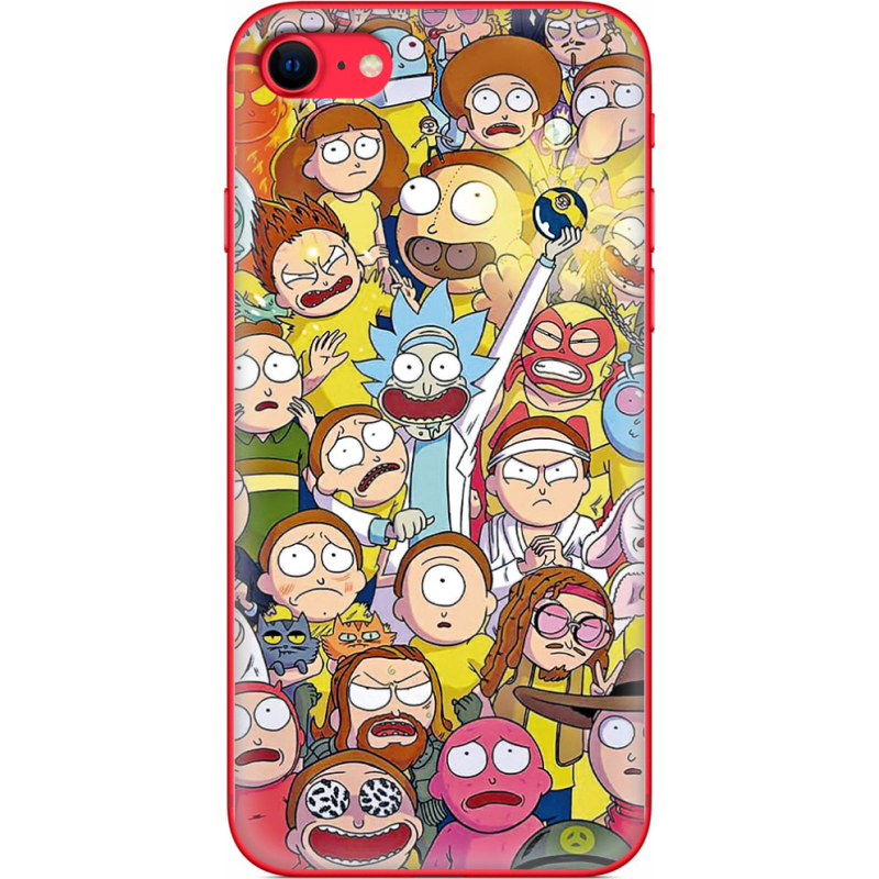 Чехол BoxFace Apple iPhone SE (2020) Rick and Morty