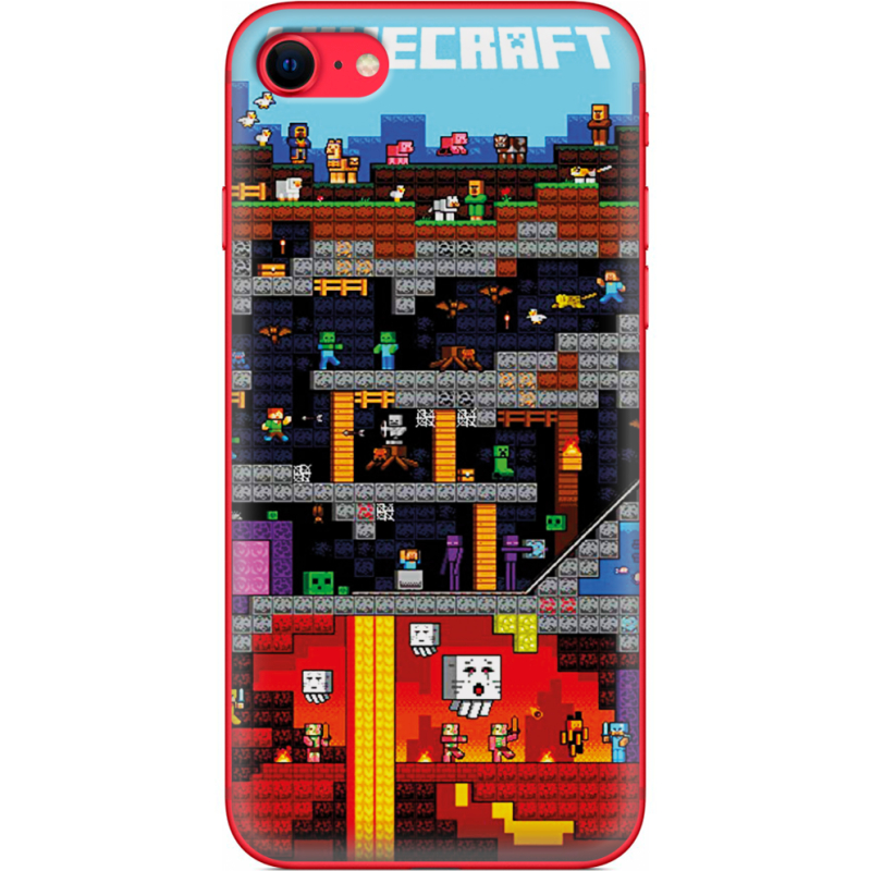 Чехол BoxFace Apple iPhone SE (2020) Minecraft Lode Runner