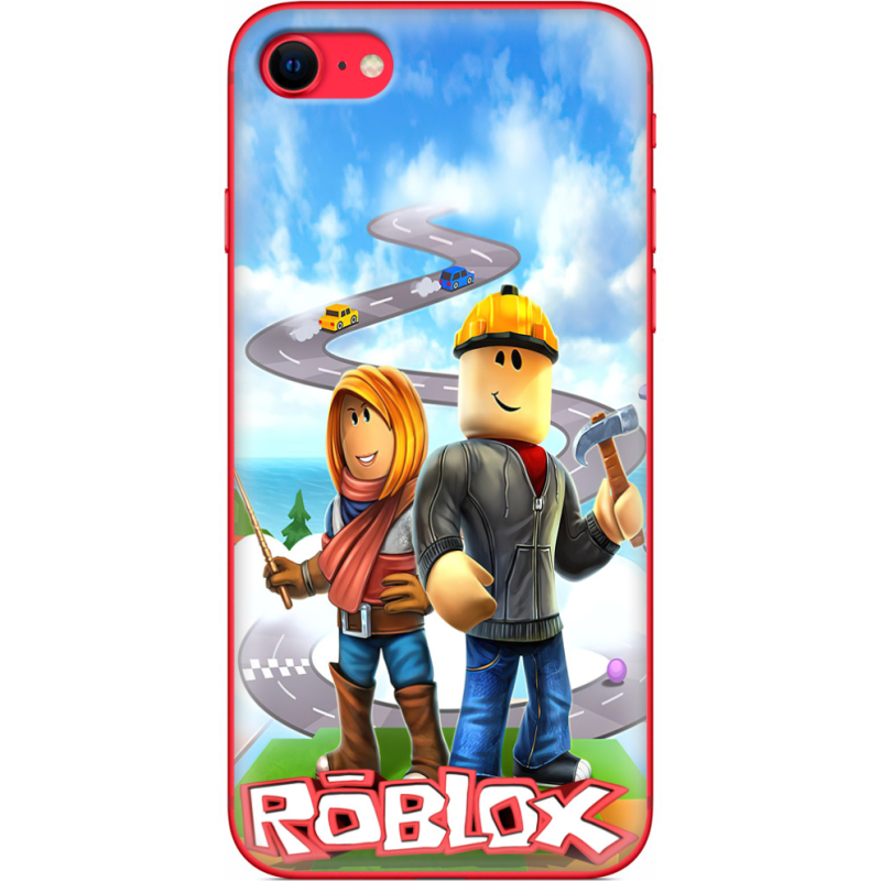 Чехол BoxFace Apple iPhone SE (2020) Roblox Білдерман